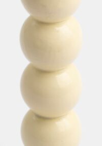 DOTS kandelaar h18,5cm - Light ivory - Afbeelding 2