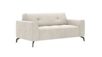 Tarra, 2-zitsbank - stof Livigno - Creme - Afbeelding 2