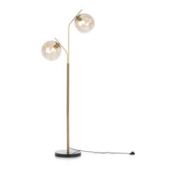 Bo lampadaire 2*E27 - Or