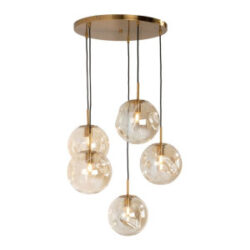 Bo suspension 5*E27 - Or