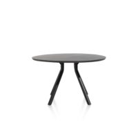 Arvada, tafel 125 cm. - rond - centrale poot kort - Onyx
