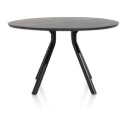 Arvada, table 125 cm. - ronde - pied central court - Onyx