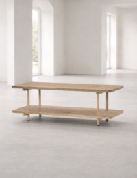 Oakly salontafel 100x40cm - Naturel - Afbeelding 2