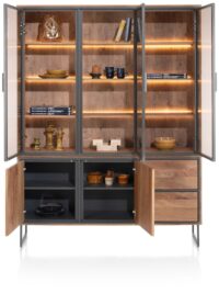 Henders & Hazel Trapani buffetkast 160 cm met geopende deuren en ledverlichting
