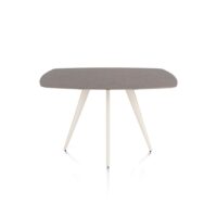 Saluti, bartafel ovaal 150 x 105 cm. - 4 poot - cr&egrave;me - Lava