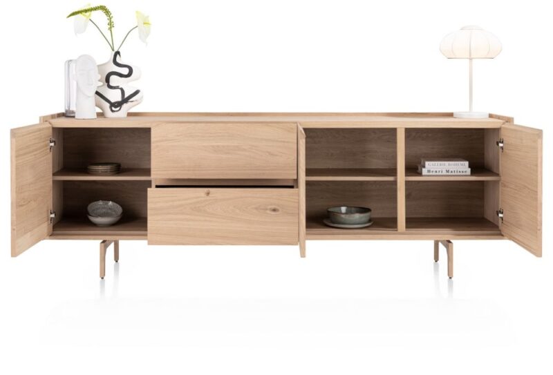 Valgard, Dressoir 230 Cm - 3-Deuren + 2-Laden - Afbeelding 2