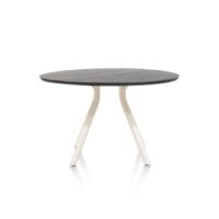 Arvada, tafel 125 cm. - rond - centrale poot Nebbia - Onyx Nebbia