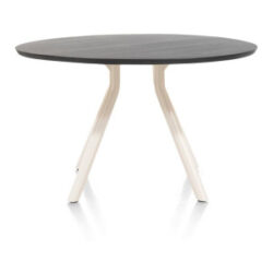 Arvada, table 125 cm. - ronde - pied central Nebbia - Onyx Nebbia