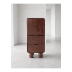 Mauro kast h104cm - Bordeaux