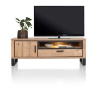 Pavarotti, buffet bas 150 cm - 1-porte + 1-tiroir + 1-niche (+ LED)