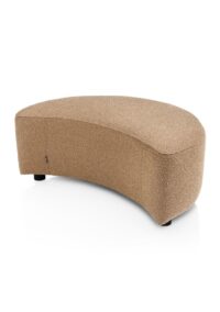 Cervos, Pouf grand - Tissu Cloudy - ocre - Image 2