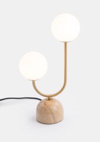 Tobie tafellamp 2*g9 - Wit