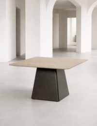 Milly salontafel h35cm - Cremekleurig