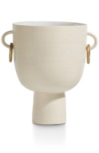 Presley vase H25cm - Couleur creme