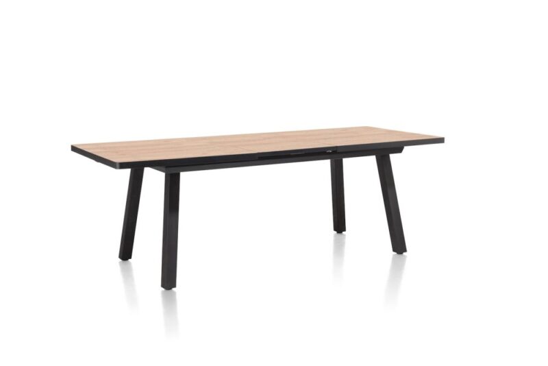 Avalox, Uitschuiftafel 160 (+ 50) X 98 Cm - Kleur Naturel - 4 Poot - Afbeelding 2