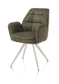 Bell, armstoel - creme frame - pocket - stof Calabria - mosgroen - Afbeelding 2