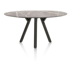 Minato, bartafel - ellips - 210 x 105 cm. (hoogte: 92 cm.) - Lichtgrijs