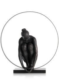 Circle Lady figurine H54cm - Noir