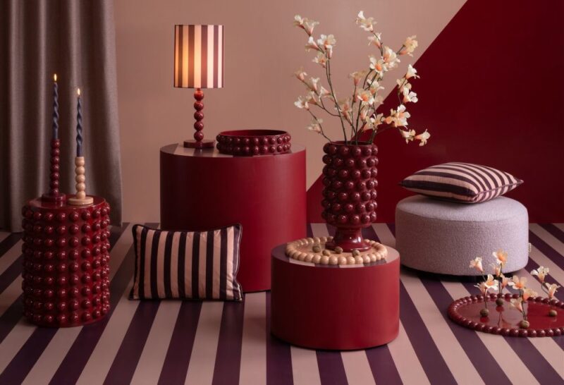 Dots Tabouret H47Cm - Ruby - Image 3