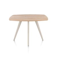 Arvada, bartafel 160 x 100 cm, ovaal, 4 poot - Creme