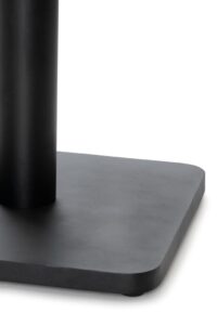 Brest table de bistrot marble onyx 75x75cm - noir - Image 3