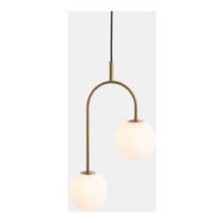 Tobie suspension 2*G9 - Blanc