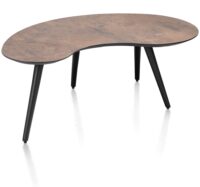 Maze, table basse 100 x 59 cm - forme haricot - hauteur 39 cm - Rouille - Image 2