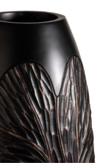 Faye vaas H107cm - Zwart - Afbeelding 3