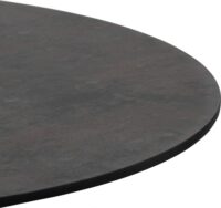 Brest table de bar stone anthracite D80cm - Or - Image 3