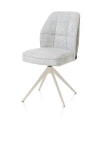Bell, eetkamerstoel - creme frame - draaibaar - relax - pocket - combi Calabria/Vada - Olijf - Afbeelding 2