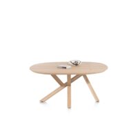 Shimla, eetkamertafel 160 x 130 cm - houten poten
