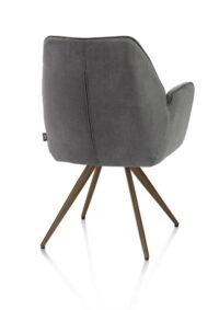 Bell, armstoel - steelbrown frame - pocket - combi Calabria/Vada - Antraciet - Afbeelding 3