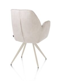 Bell, armstoel - creme frame - pocket - combi Calabria/Vada - Kiezel - Afbeelding 3