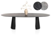 Arabax, eetkamertafel - ellips - 270 x 120 cm - Onyx - Afbeelding 2