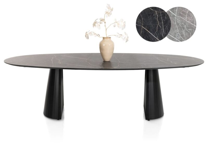 Arabax, Eetkamertafel - Ellips - 270 X 120 Cm - Onyx - Afbeelding 2