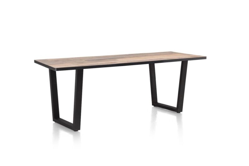 Avalox, Table 230 X 98 Cm - Couleur Driftwood - V Pied - Image 2