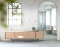 Valgard, lowboard 220 cm - 3-deuren + 1-lade + 1-niche (+ LED) - Afbeelding 3