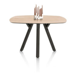 Minato, table de bar - ovale - 150 x 105 cm. (hauteur: 92 cm.) - Light Natural Oak
