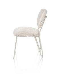 Joan, chaise - crème - tissu Luton - Image 3