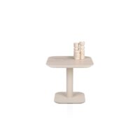 Brianto, salontafel 50 x 50 cm - keramiek blad Travertin