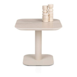 Brianto, salontafel 50 x 50 cm - keramiek blad Travertin