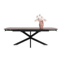 Pavalon, uitschuiftafel 200 (+ 78) x 100 cm - Roest