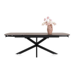 Pavalon, uitschuiftafel 200 (+ 78) x 100 cm - Roest