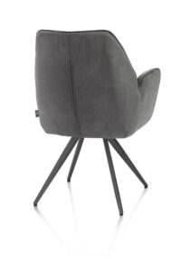 Bell, armstoel - grafiet frame - pocket - combi Calabria/Vada - Antraciet - Afbeelding 3