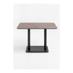 Brest bistrotafel stone rust 120x75cm - zwart