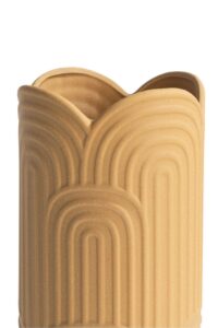 Gia vaas H35cm - Oker - Afbeelding 2