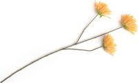 Dahlia Spider Spray fleur artificielle H75cm - Orange
