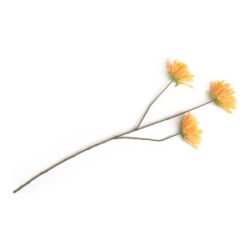 Dahlia Spider Spray fleur artificielle H75cm - Orange