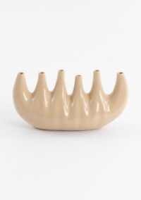 Elien vase H24cm - Beige
