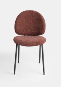 Milo eetkamerstoel - Burgundy red